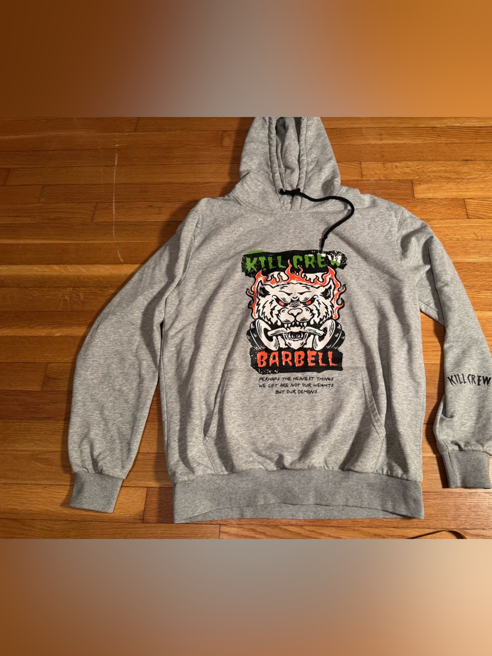 Kill Crew Grey Hoodie
